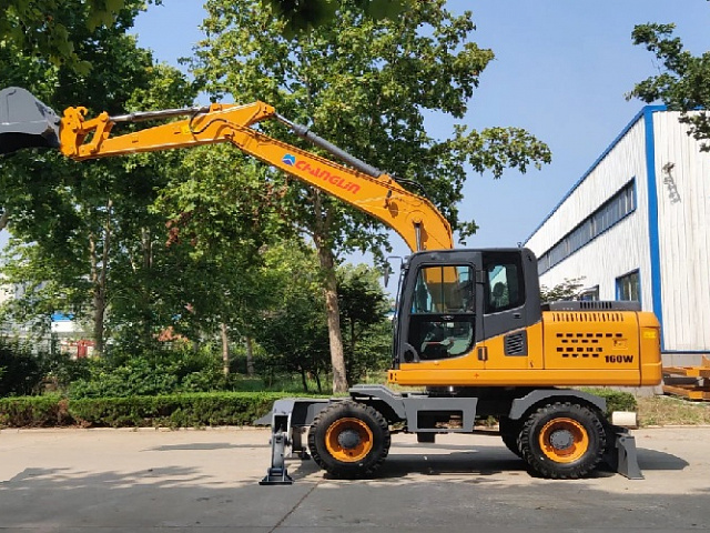 Колёсный гидравлический Экскаватор 80W
